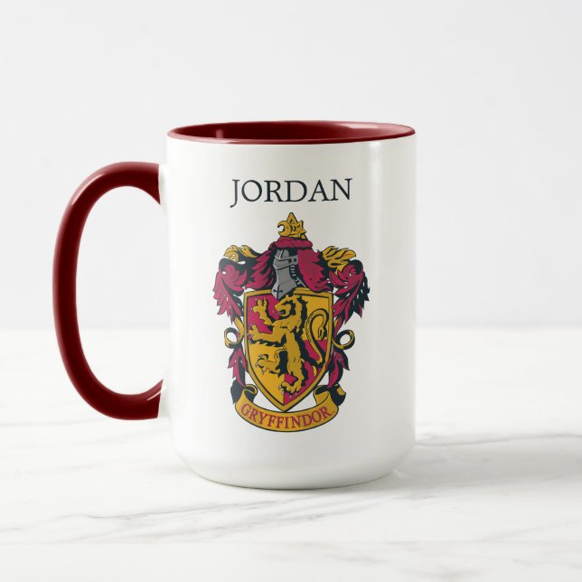 Mug Harry Potter | Maison Gryffindor | Ajouter Votre N (Gauche)
