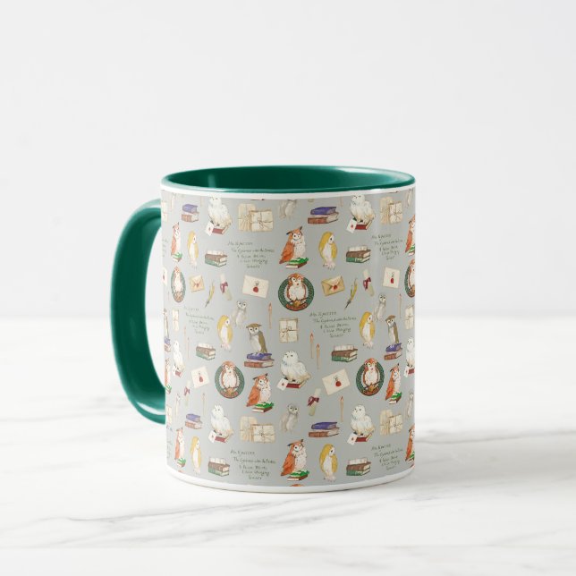 Mug HARRY POTTER™ | Motif de lettre de hibou (Devant gauche)