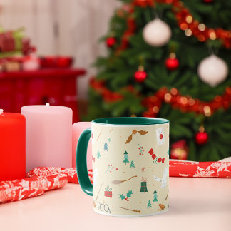 Mug Harry Potter | Motif d'icône de vacances