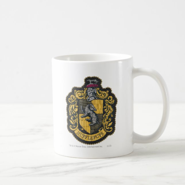 Mug Harry Potter | Patch de blason de Poufsouffle (Droite)
