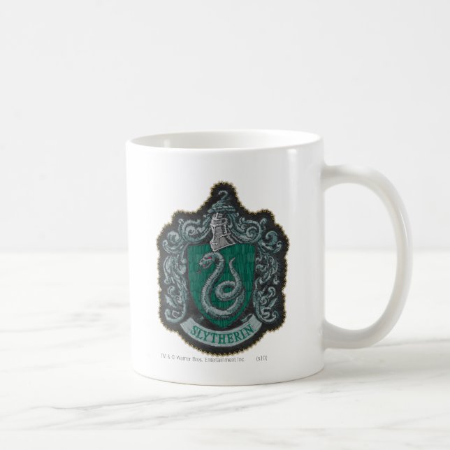 Mug Harry Potter | Rétro Mighty Blason de Serpentard (Droite)