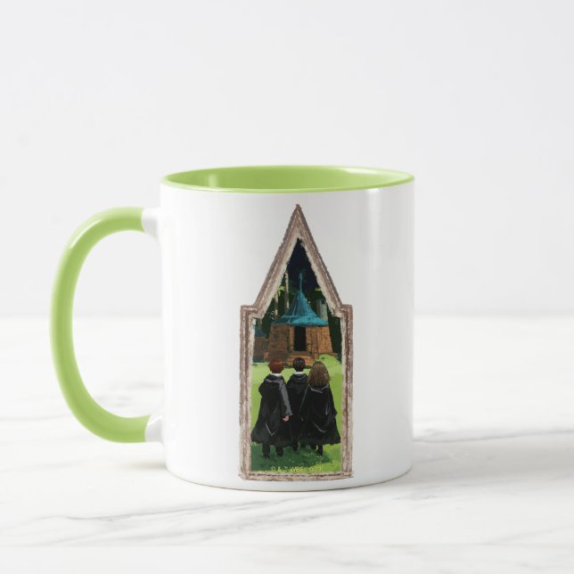 Mug HARRY POTTER™, Ron, & Hermione à Hagrid's Hut (Gauche)