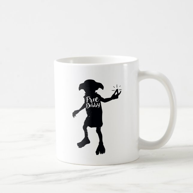 Mug Harry Potter | Typographie de silhouette "Libérez  (Droite)