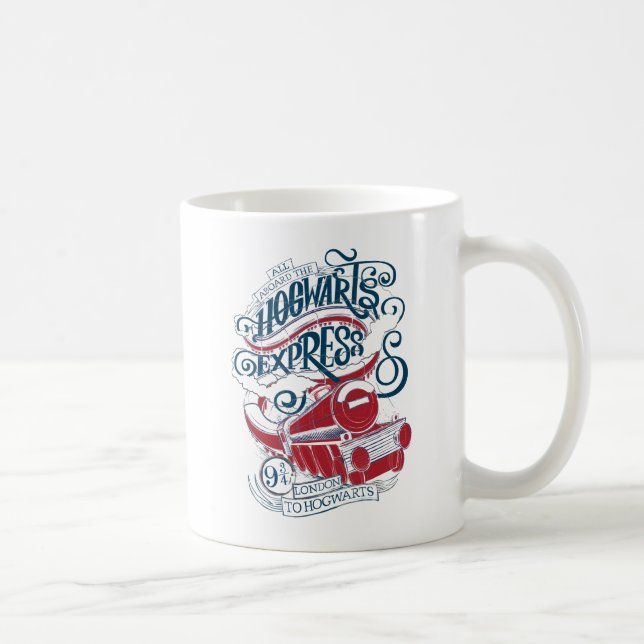 Mug Harry Potter | Typographie du Hogwarts Express (Droite)