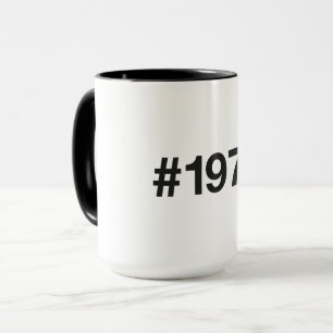 Mug Hashtag 1976 49 Anniversaire
