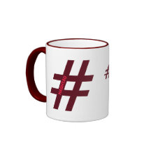 Hashtag a personnalisé, avec votre choix de