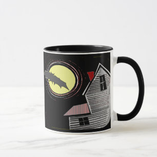 Mug Haunted House Pleine lune et chauve-souris