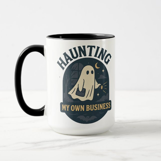 Mug Haunting My Own Business | Halloween (Gauche)