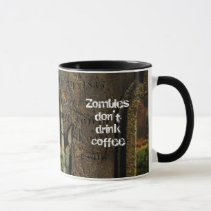 Mug Hausse de la boule à main Zombie