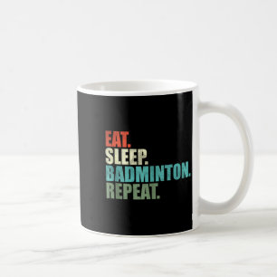 Mug Haut de tank rétro vintage joueur de badminton 
