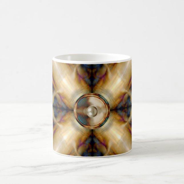 Mug Haut-parleur de musique sur un arrière - plan de c (Centre)