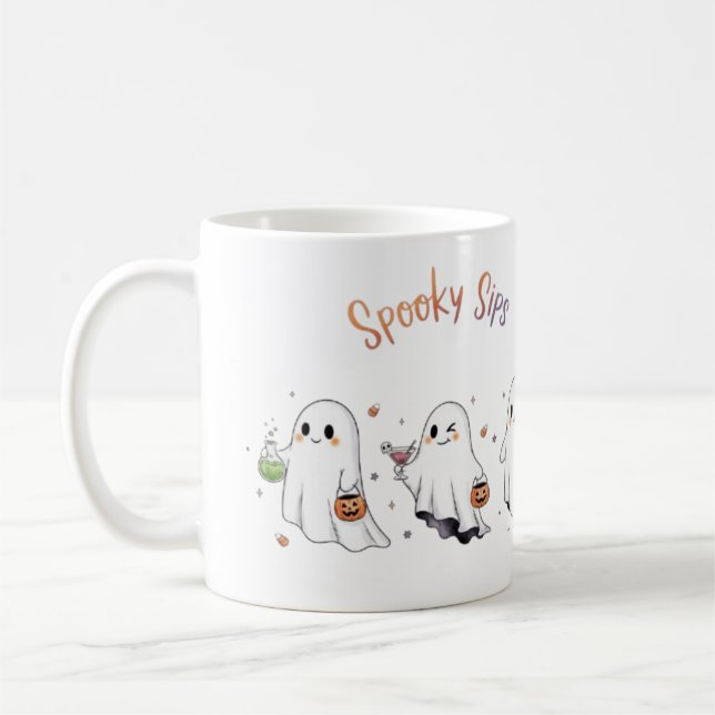 Mug Hautbois d'Halloween (Gauche)