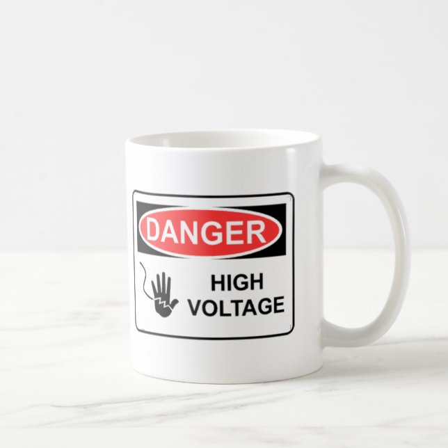 MUG HAUTE TENSION DE DANGER (Droite)