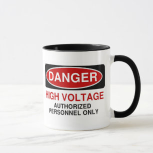 Mug Haute tension de danger