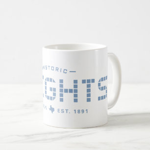 Mug Hauteurs Carrelage, Carrelage Bleu, Grand, Houston
