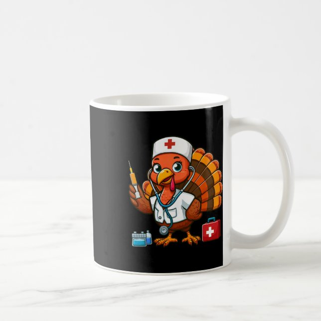 Mug Hauts de frottis de Thanksgiving Femmes Filles Din (Droite)