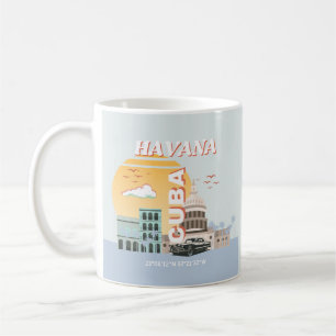 Mug Havana Cuba Art Vintage voyage