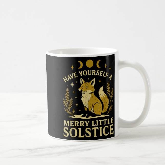 Mug Have Yourself A Merry Little Solstice Fox Mystic  (Droite)
