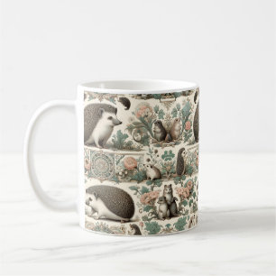 Mug Haven de Hérisson Whimsical : Floral victorien