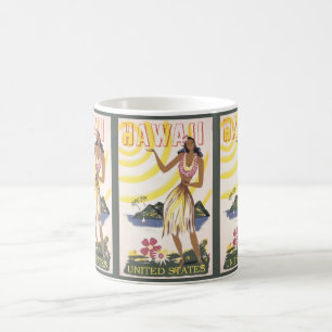 Mug Hawaï vintage : Voyage classique aux États-Unis