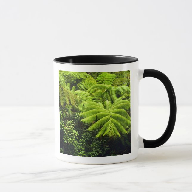 Mug Hawaii, Grande Ile, Verdure tropicale luxuriante e (Droite)
