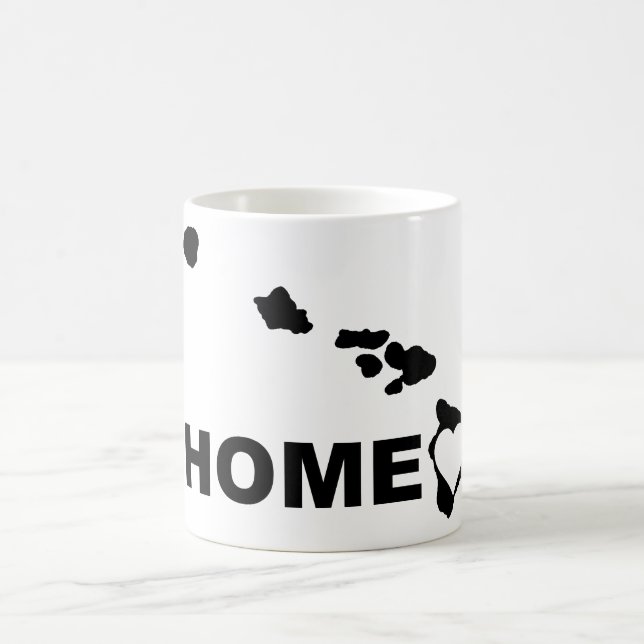 Mug Hawaii Maison Loin de l'État ou Mug de Voyage (Centre)