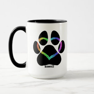 Mug Hawaii Puppy Love Rainbow