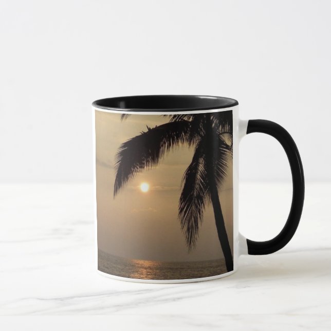 Mug Hawaii Sunset Ringer Mug (Droite)