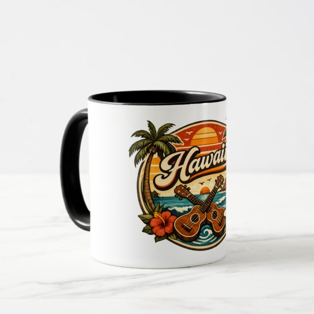 Mug Hawaii & Ukelele (Devant gauche)
