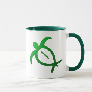 Mug Hawaiian Honu Petroglyph