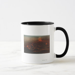 Mug HawaiiView des traînées de lave dans KilauerHawa