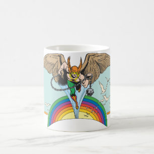 Mug Hawkman survole le ciel