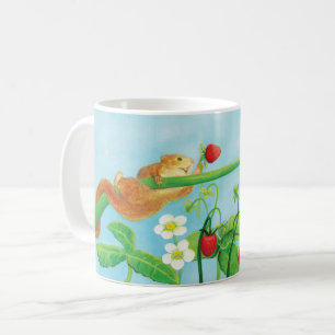 Mug Hazel Dormouse, fraises sauvages et bouffée de pis