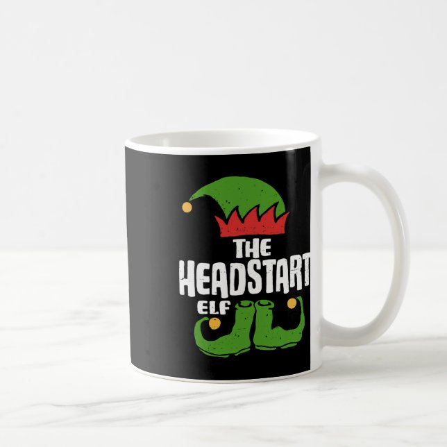 Mug Headstart Elf Funny Matching Family Group Chri (Droite)