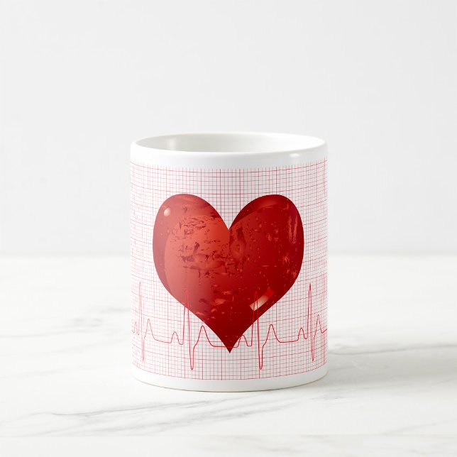 Mug Heart Beat (Créateur téléchargé)