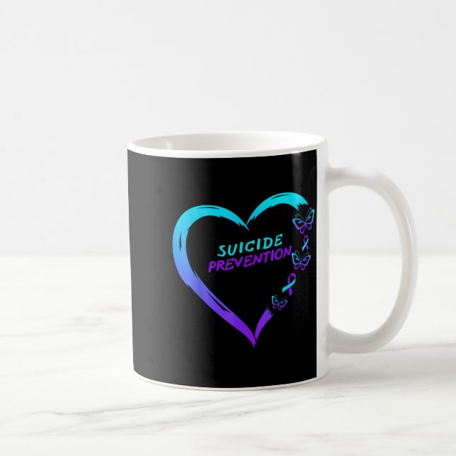 Mug Heart Butterfly Suicide Prevention Awareness  (Droite)