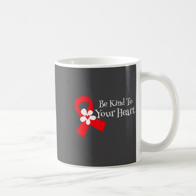 Mug Heart Disease Awareness Shirt Heart Health Month  (Droite)