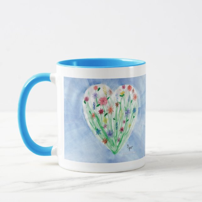Mug Heart Garden - KidsArt pour CHOC (Gauche)