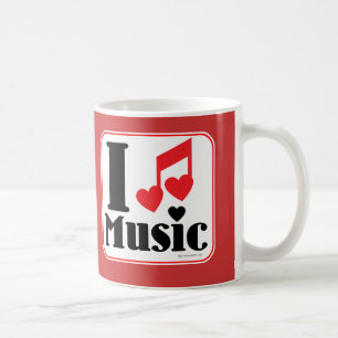 Mug Heart Music Cool Fun Song Epic Motto