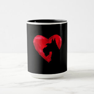 Mug Heart Silhouette
