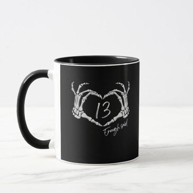 Mug Heart Skeleton Main Classic (Gauche)