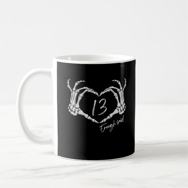 Mug Heart Skeleton Main Classic (Gauche)