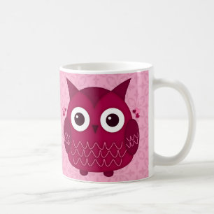 Mug Heart the Pink Owl