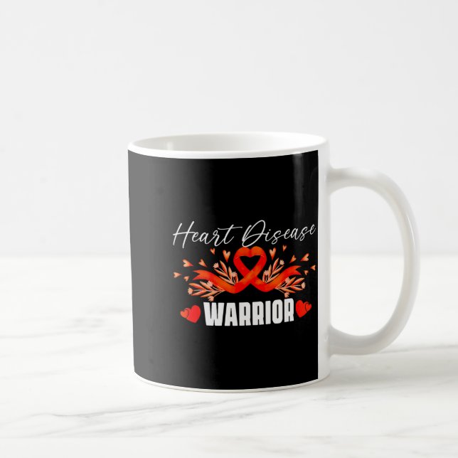 Mug Heart Warrior Girls Red Heart Disease Awareness Mo (Droite)