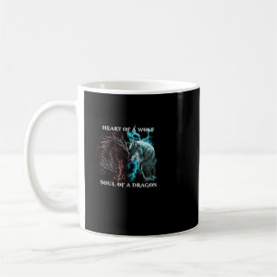Mug Heart Wolf Soul of Dragon