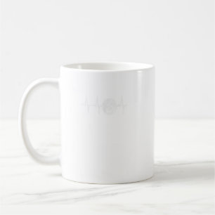Mug Heartbeat Volleyball Pour Les Amateurs De Volleyba