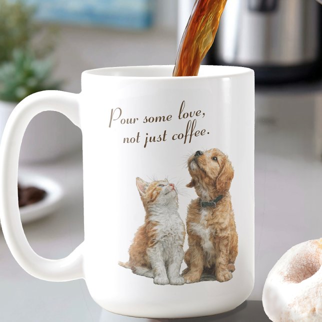 Mug Heartwarming Gaze: Pour Some Love Custom (Créateur téléchargé)
