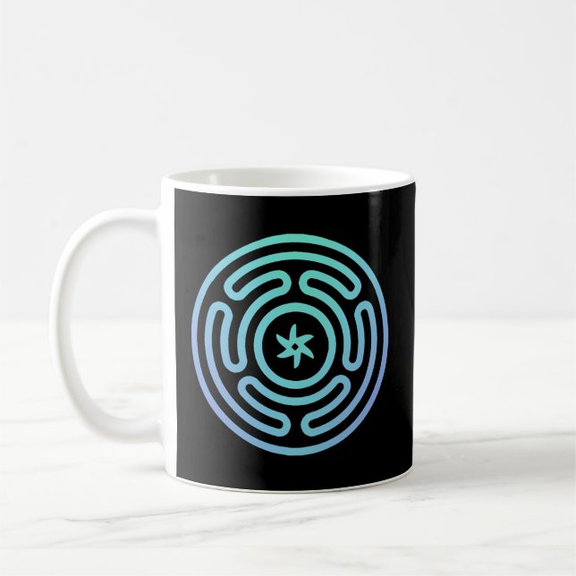 Mug Hecate'S Wheel Strophalos Ou Roue De Hekate Pagan (Gauche)