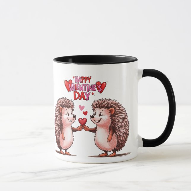 Mug Hedgehog Heart - Saint Valentin Amour (Droite)