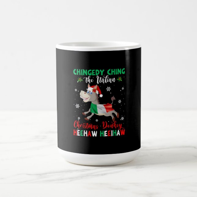 Mug HEEHAW L'âne de Noël | Cadeaux aux amateurs d'ânes (Centre)